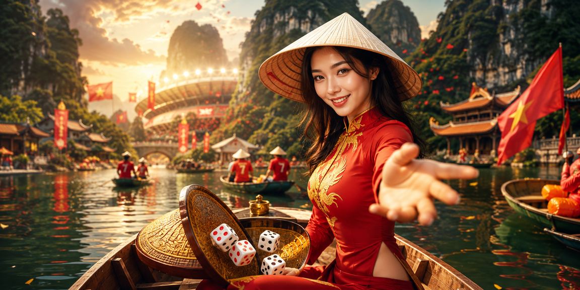 Cược tài xỉu truyền thống với hình ảnh nón lá đặc trưng Ninh Bình